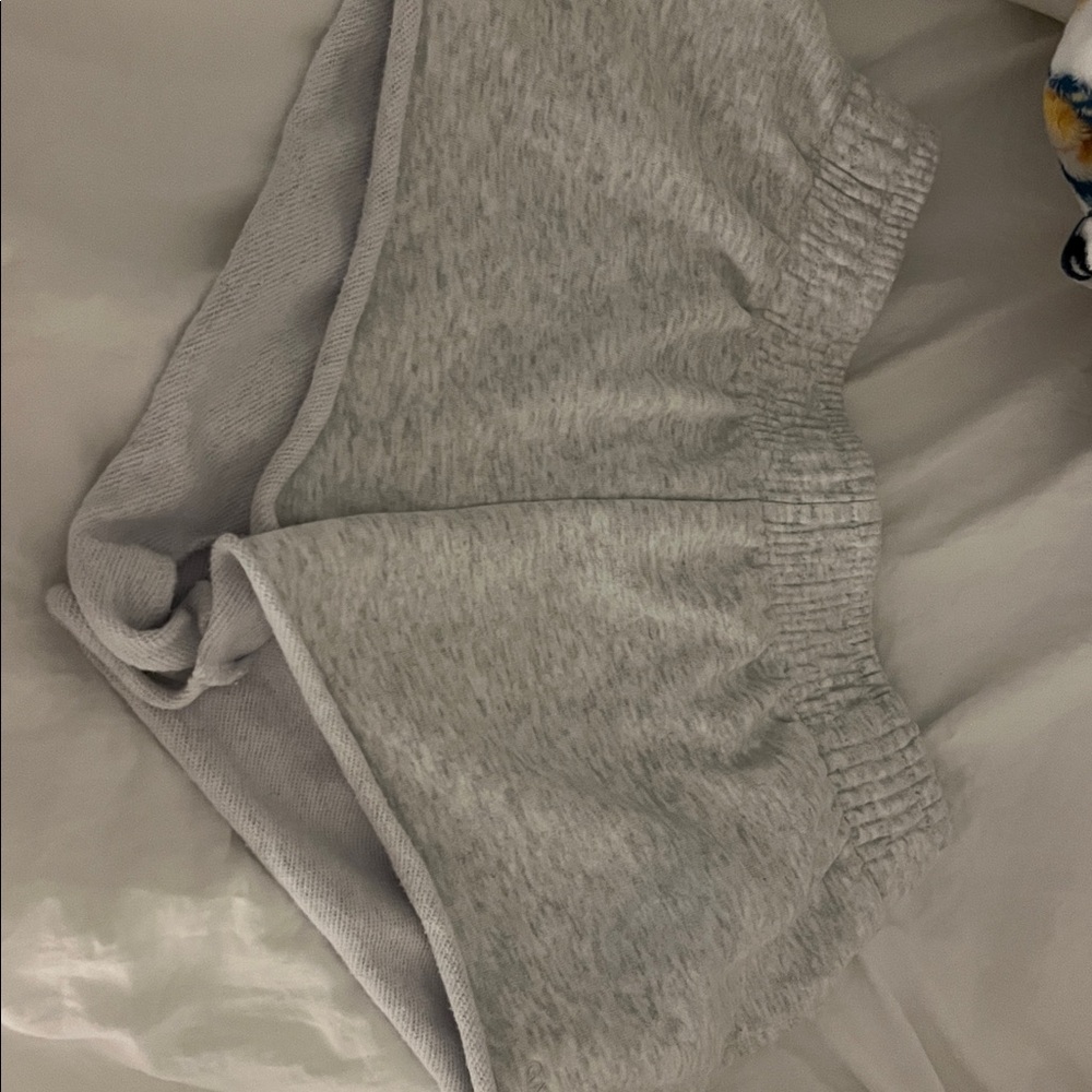 Garage Light Gray Knit Shorts
